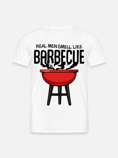 Red Kettle Grill Illustration - T-shirt homme - blanc