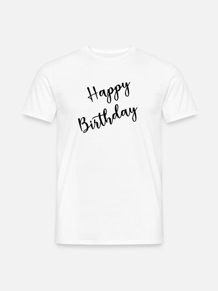ALLES GUTE ZUM GEBURTSTAG. ALLES GUTE ZUM GEBURTSTAG. JAHRESTAG. - Männer T-Shirt - Weiß