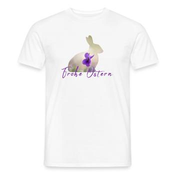 Ostern Frohe Ostern - Männer T-Shirt - Weiß - Vorne - AI Model Male 178 dark (178cm)