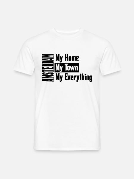 Amsterdam Niederlande - Männer T-Shirt - Weiß