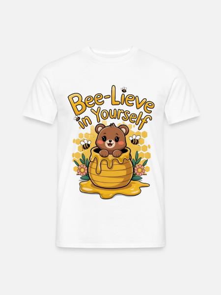 Croyez en vous-même - T-shirt homme - blanc