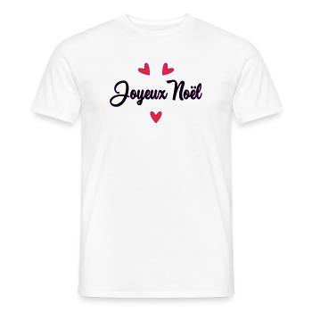 BONNE ANNEE. SAINT SYLVESTRE. MEILLEURS VOEUX - T-shirt homme - blanc - Devant - AI Model Male 178 dark (178cm)