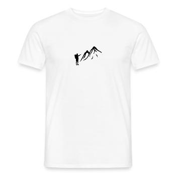 Trekking - Men's T-Shirt - white - Front - AI Model Male 178 dark (178cm)