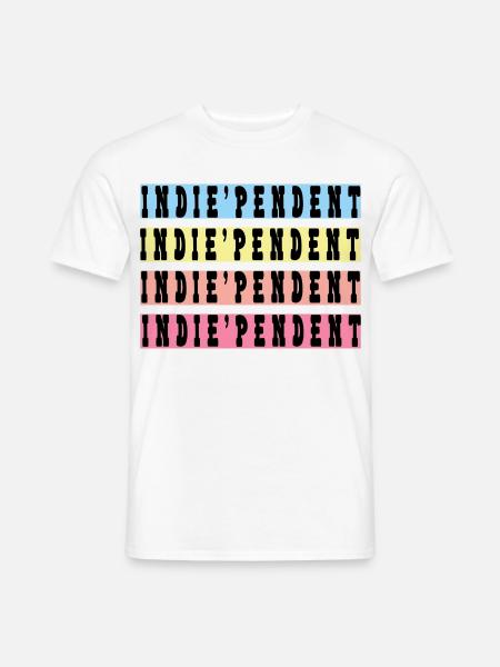 Unabhängig - Männer T-Shirt - Weiß