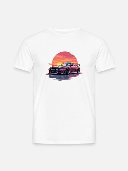 Skyline Sunset - Men's T-Shirt - white