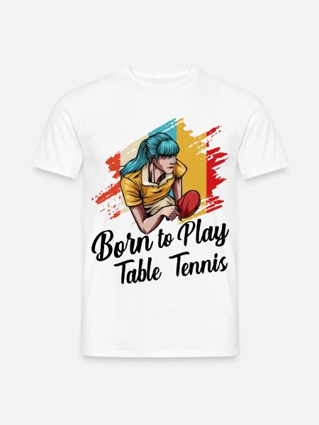 Ping-pong - T-shirt homme - blanc