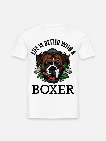 boxeur - T-shirt homme - blanc