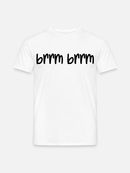 brrm brrm - Men's T-Shirt - white