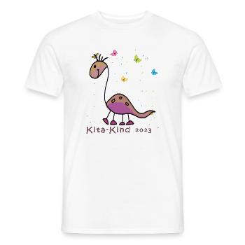 Kindergarten 2023 - Männer T-Shirt - Weiß - Vorne - AI Model Male 178 dark (178cm)