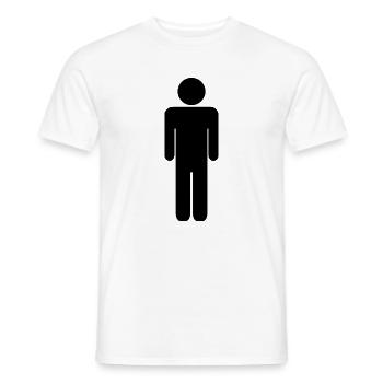 Mann - Männer T-Shirt - Weiß - Vorne - AI Model Male 178 dark (178cm)