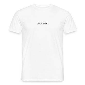 IPA - kæn jʊ͡ɹ ɹiːd ðɪs - Männer T-Shirt - Weiß - Vorne - AI Model Male 178 dark (178cm)