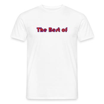 MOM. MOTHERS' DAY. HAPPY BIRTHDAY MOM. I LOVE YOU - Men's T-Shirt - white - Front - AI Model Male 178 dark (178cm)