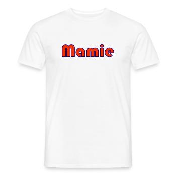 MAMA. MUTTERTAG. SCHÖNEN MUTTERTAG. ICH LIEBE DICH - Männer T-Shirt - Weiß - Vorne - AI Model Male 178 dark (178cm)