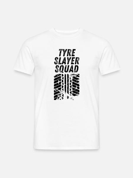 Tyre Slayer Squad - Men's T-Shirt - white