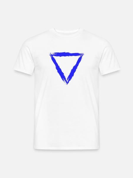 Element Symbol Wasser - Männer T-Shirt - Weiß