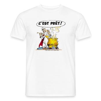 Asterix & Obelix - Miraculix Potion Magique Potion - Männer T-Shirt - Weiß - Vorne - AI Model Male 178 dark (178cm)