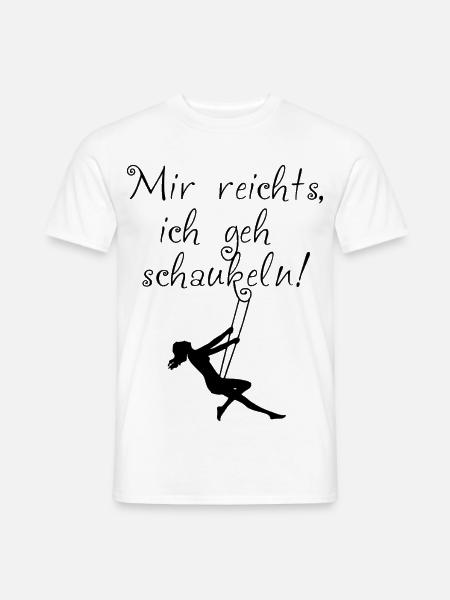 J’en ai assez, je vais me balancer! - T-shirt homme - blanc