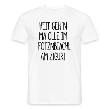 Ziguri, Löwenzahn Zigurikaffee - Männer T-Shirt - Weiß - Vorne - AI Model Male 178 dark (178cm)