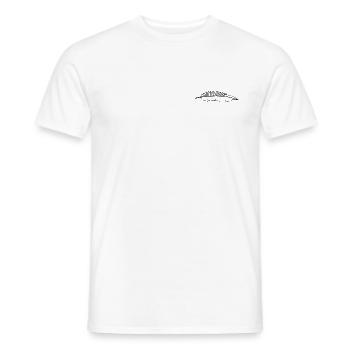 feather - Men's T-Shirt - white - Front - AI Model Male 178 dark (178cm)