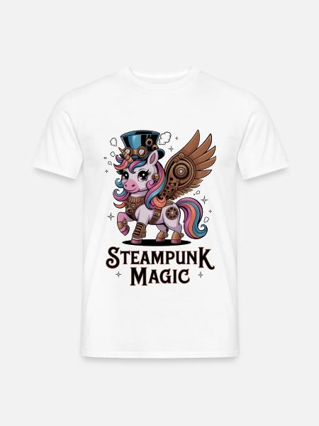 Steampunk Magic - Men's T-Shirt - white