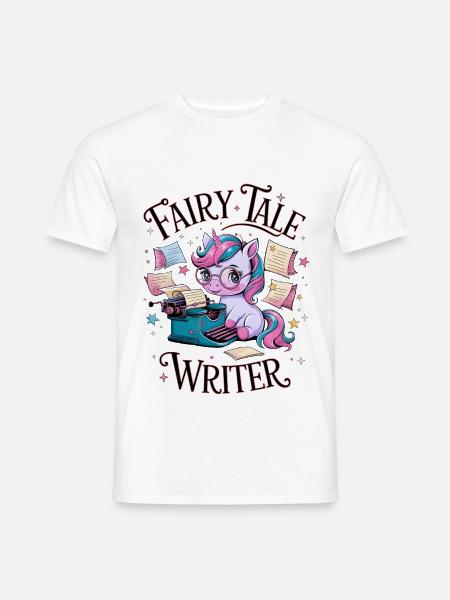 Fairy Tale Writer - Men's T-Shirt - white