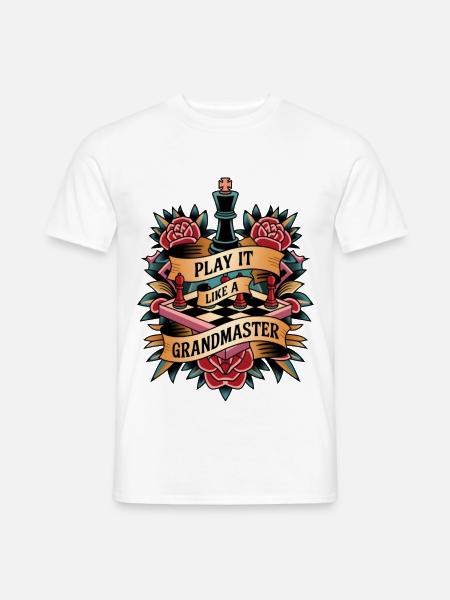 Play It Like A Grandmaster - Men's T-Shirt - white