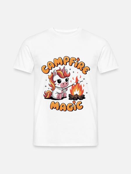 Campfire Magic - Men's T-Shirt - white