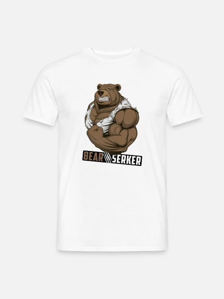 Bearserker - Men's T-Shirt - white