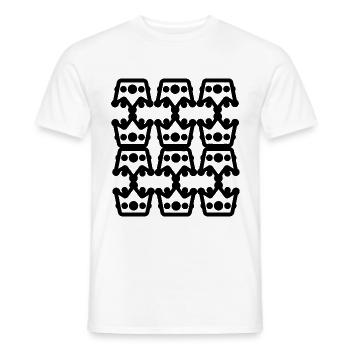 lampe-Type- design - T-shirt homme - blanc - Devant - AI Model Male 178 dark (178cm)