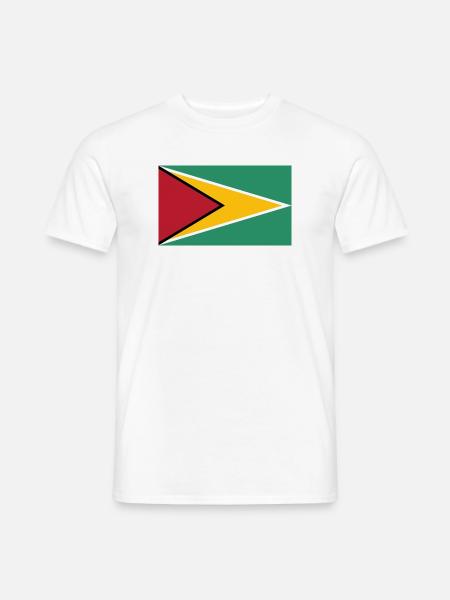 Guyana - Männer T-Shirt - Weiß