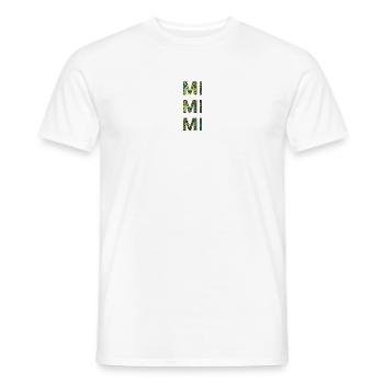 mimimi glitter - Männer T-Shirt - Weiß - Vorne - AI Model Male 178 dark (178cm)