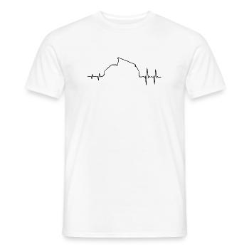 Camper California Classic Oldtimer - Männer T-Shirt - Weiß - Vorne - AI Model Male 178 dark (178cm)