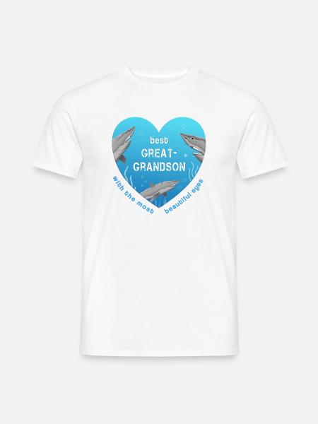 best great grandson - Männer T-Shirt - Weiß