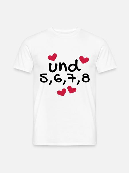 Tanzen Tanz Tanzkurs Rhythmus - Männer T-Shirt - Weiß