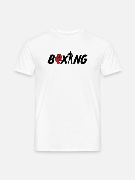 Boxing Boxer - Männer T-Shirt - Weiß