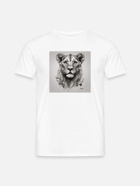 König des Dschungels - Männer T-Shirt - Weiß