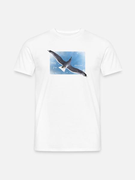 frei sein Freiheit - Männer T-Shirt - Weiß