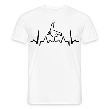 Electro Capoeira - Männer T-Shirt - Weiß - Vorne - AI Model Male 178 dark (178cm)