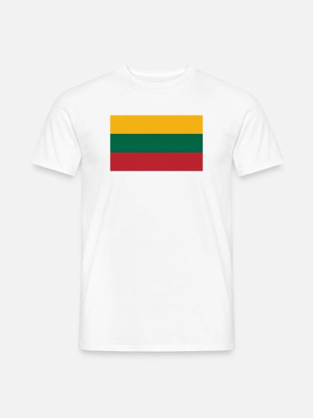Litauen - Männer T-Shirt - Weiß
