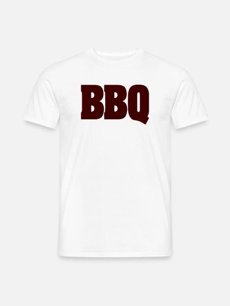 BBQ - Männer T-Shirt - Weiß