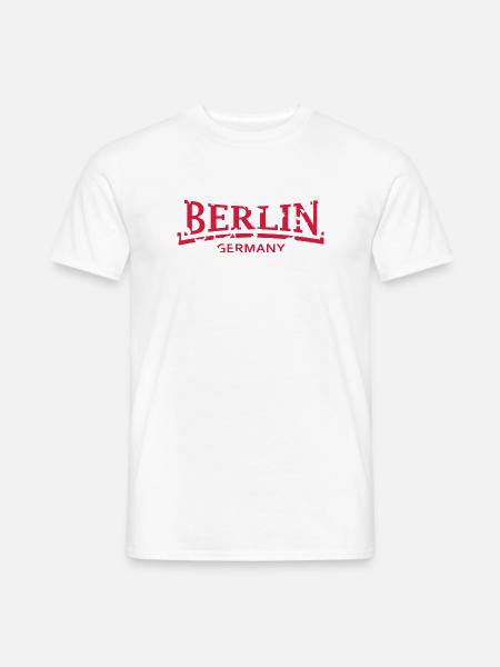 Berlin - Männer T-Shirt - Weiß