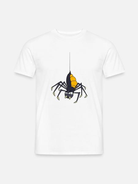 Spinne - Männer T-Shirt - Weiß