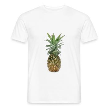 Ananas | Pineapple - Männer T-Shirt - Weiß - Vorne - AI Model Male 178 dark (178cm)