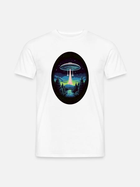 Aliens - Männer T-Shirt - Weiß