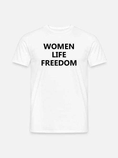 Iran Revolution | Women. Life. Freedom - Männer T-Shirt - Weiß