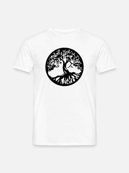 tree of life - el árbol de la vivir - Männer T-Shirt - Weiß