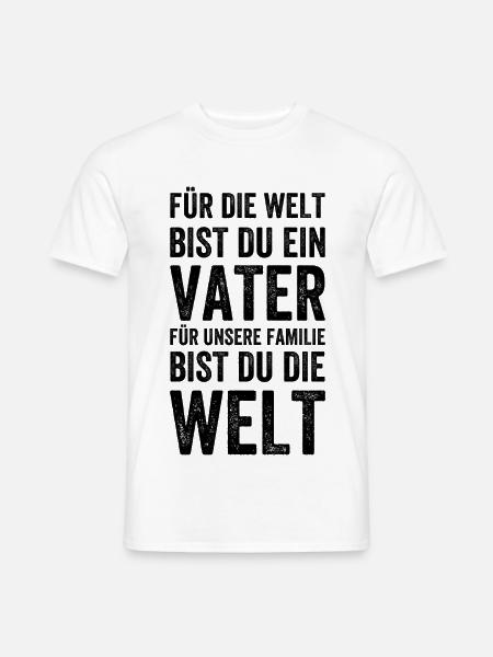 Bester Vater - Männer T-Shirt - Weiß