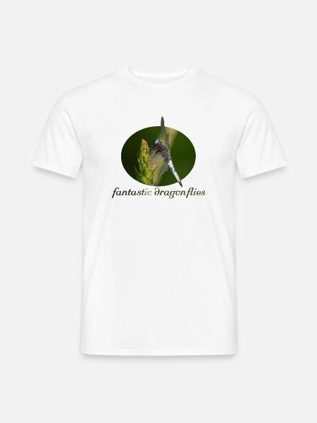 Libelle - Männer T-Shirt - Weiß