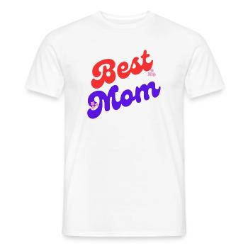 Best Mom - Männer T-Shirt - Weiß - Vorne - AI Model Male 178 dark (178cm)