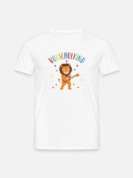 Vorschulkind Vorschule Löwe Jungen - Männer T-Shirt - Weiß